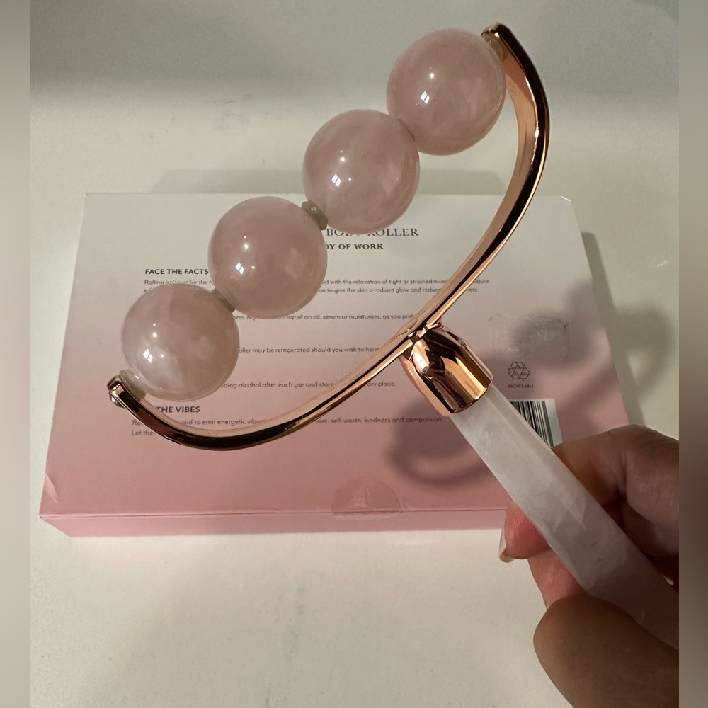 NEW Jenny Patinkin Rose on Rose Body Roller